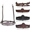 Muserolle Réglable & Interchangeable Flags&Cup