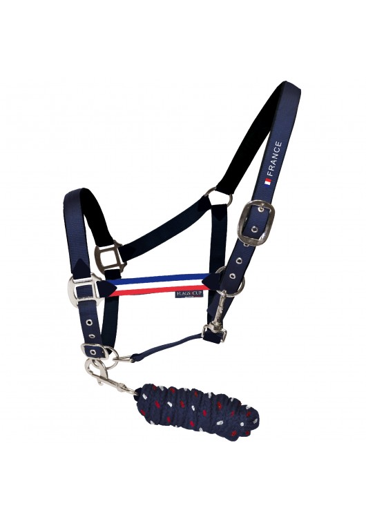Nylon halter and lunge set FRANCE – F&C Limited Edition